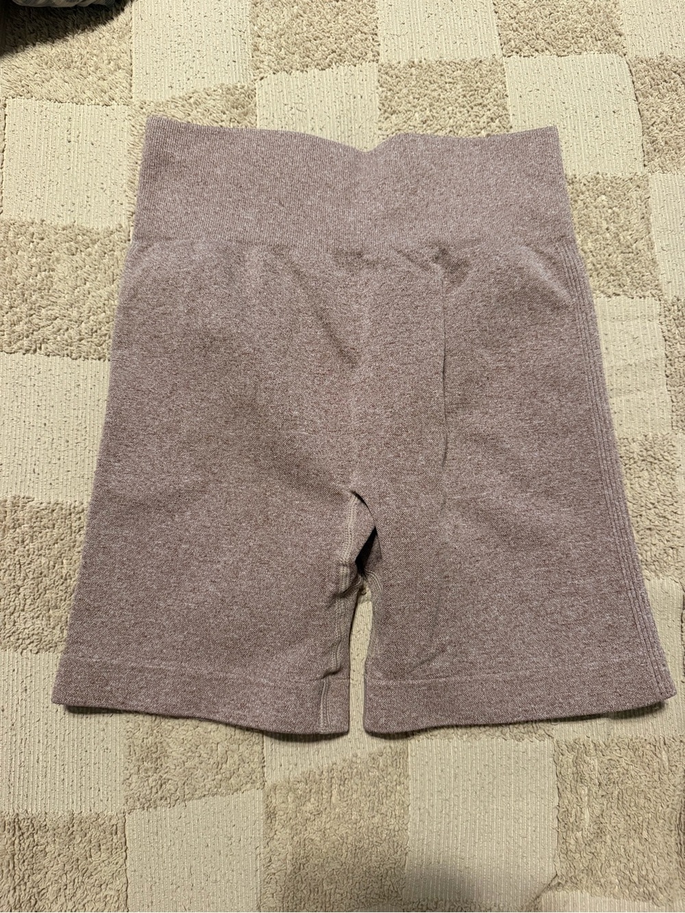 Seamless High-Rise Bike Shorts — Mauve